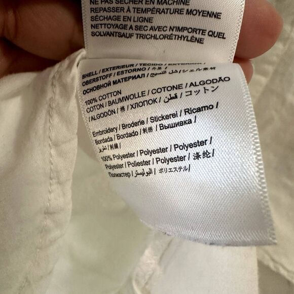 Anthropologie x Farm Rio Embroidered Toucans Birds Tropics Blouse - Size XS - Picture 10 of 10